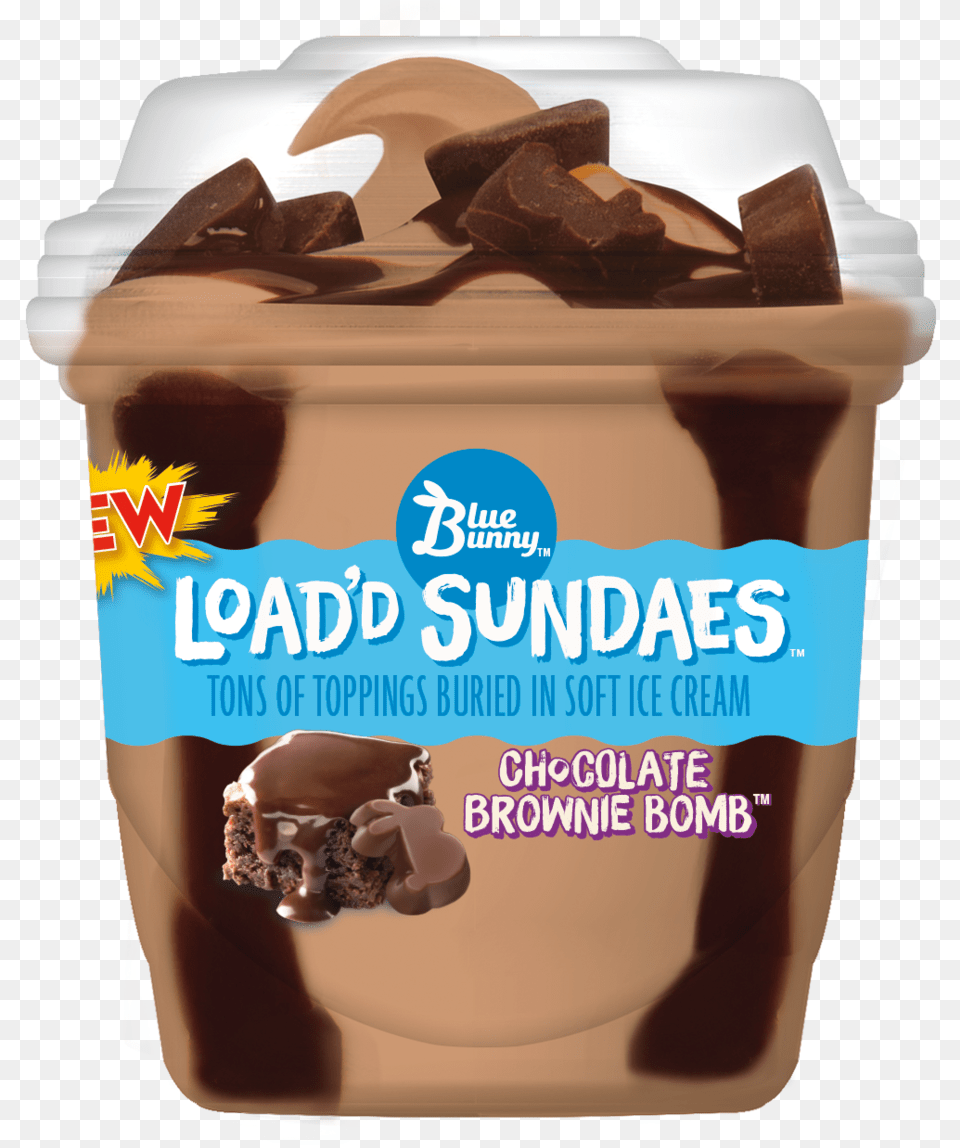 Load D Sundaes Blue Bunny Sundae Ice Cream, Dessert, Food, Ice Cream Png