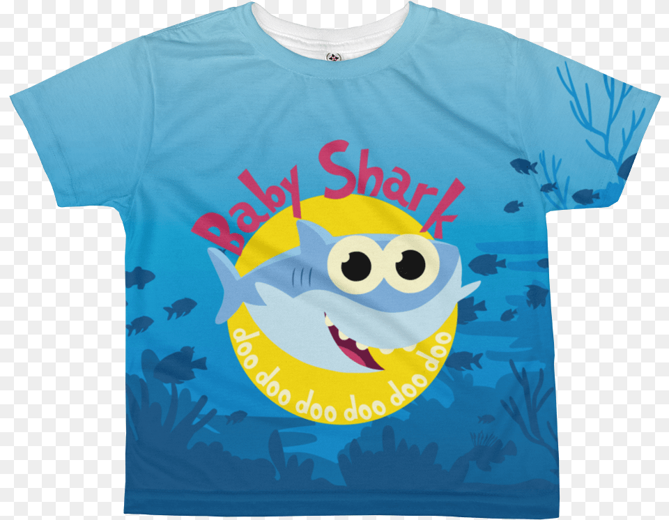 Load Image Into Gallery Viewer Baby Shark Swim Away Cartoon, Clothing, T-shirt, Shirt, Animal Free Transparent Png