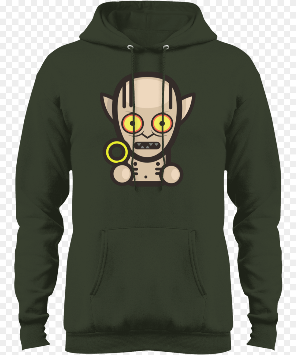 Load Image Into Gallery Viewer Gollum Hoodie Sweatshirt, Clothing, Knitwear, Sweater, Coat Free Png Download