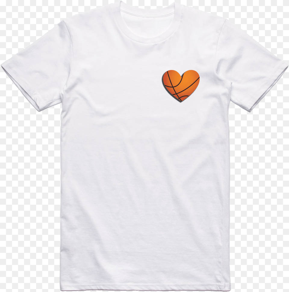 Load Image Into Gallery Viewer Heart Basketball Tee Active Shirt, Clothing, T-shirt Png