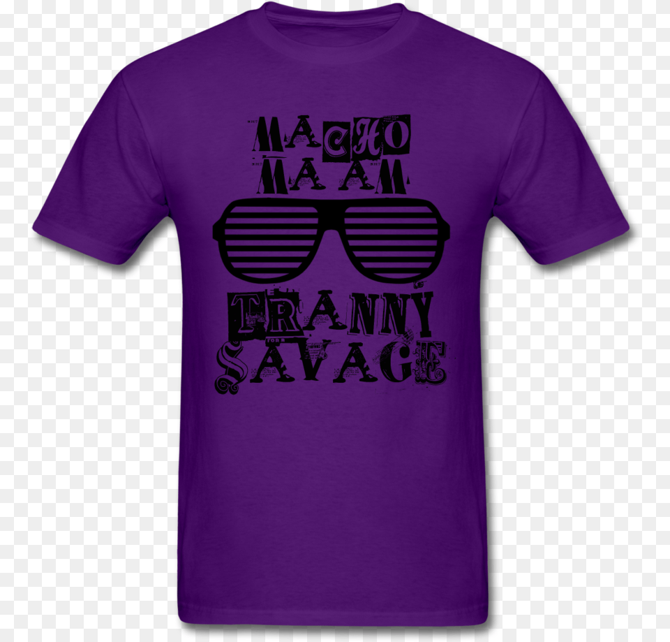 Load Image Into Gallery Viewer Macho Man Menamp Shirt, Clothing, T-shirt, Purple Free Transparent Png