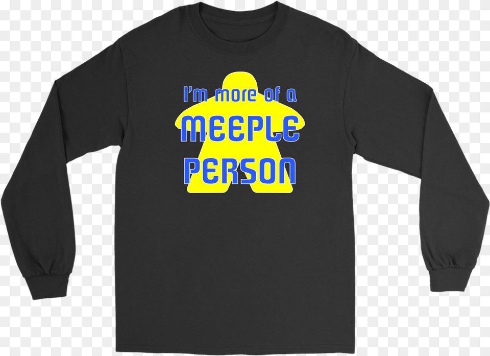 Load Image Into Gallery Viewer Meeple Person Long Long Sleeved T Shirt, Clothing, Long Sleeve, Sleeve, T-shirt Png