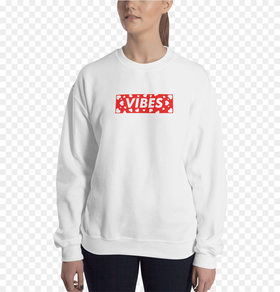 Load Image Into Gallery Viewer New Arrival Love Vibes Sweater, Sweatshirt, Clothing, Hoodie, Knitwear Png
