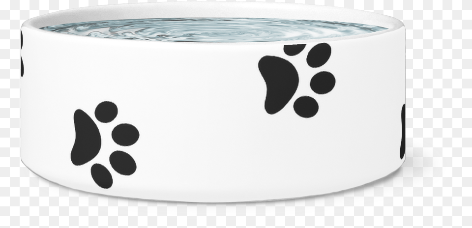 Load Image Into Gallery Viewer Paw Print Dog Bowl Walking Paw Prints Svg, Tub, Hot Tub Free Png Download