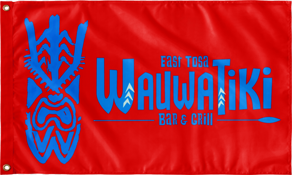Load Image Into Gallery Viewer Red Tiki Flag Flag, Banner, Text, Emblem, Symbol Free Png