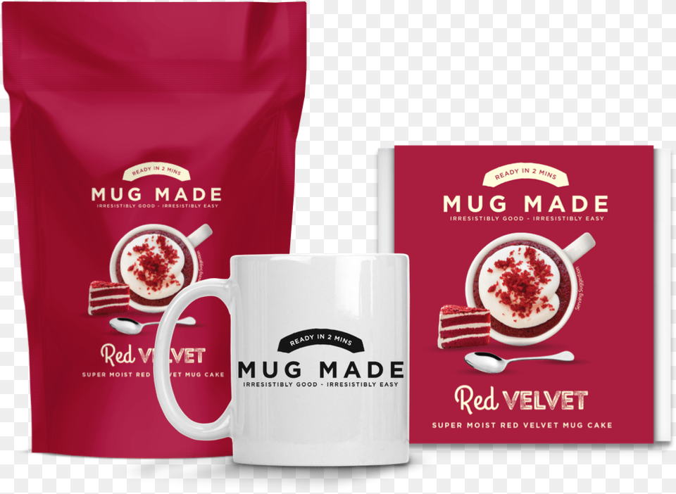 Load Image Into Gallery Viewer Red Velvet Mug Cake Paper Bag, Cup, Cutlery, Beverage, Coffee Free Png Download