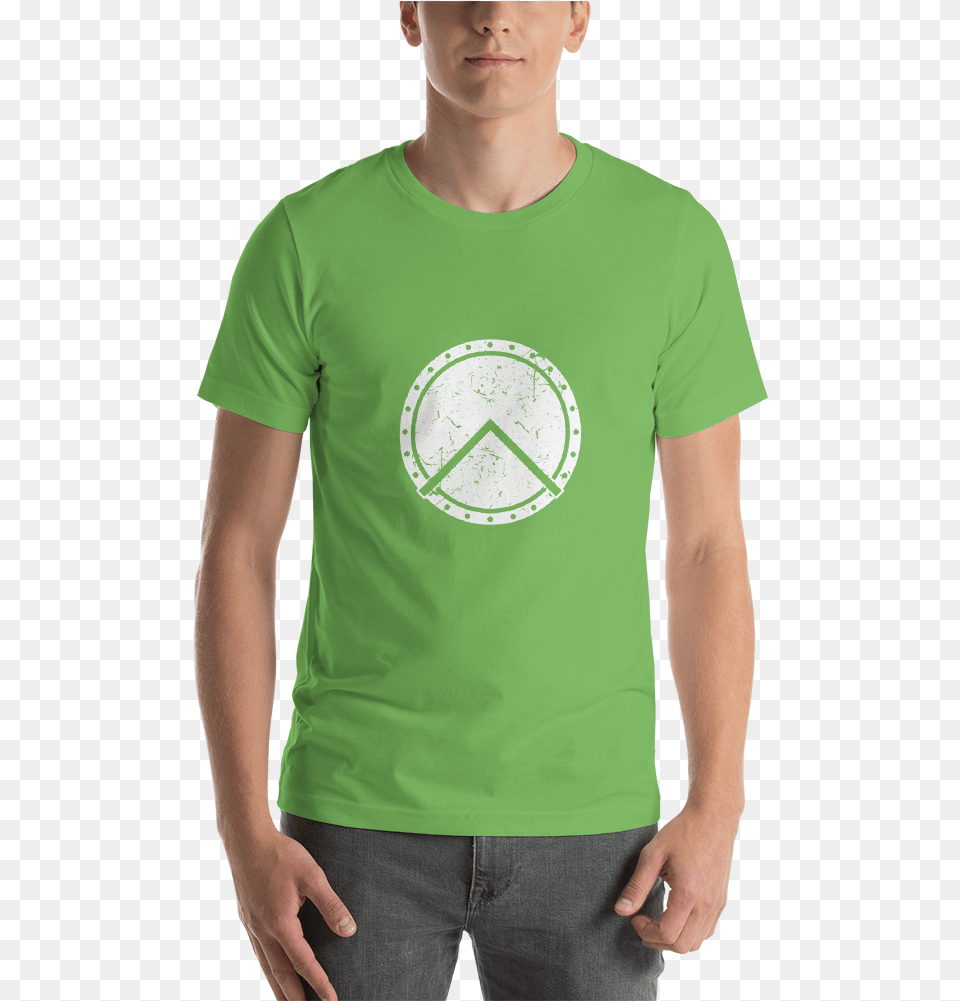 Load Image Into Gallery Viewer Spartan Shield White T Shirt, T-shirt, Clothing, Person, Man Free Png Download