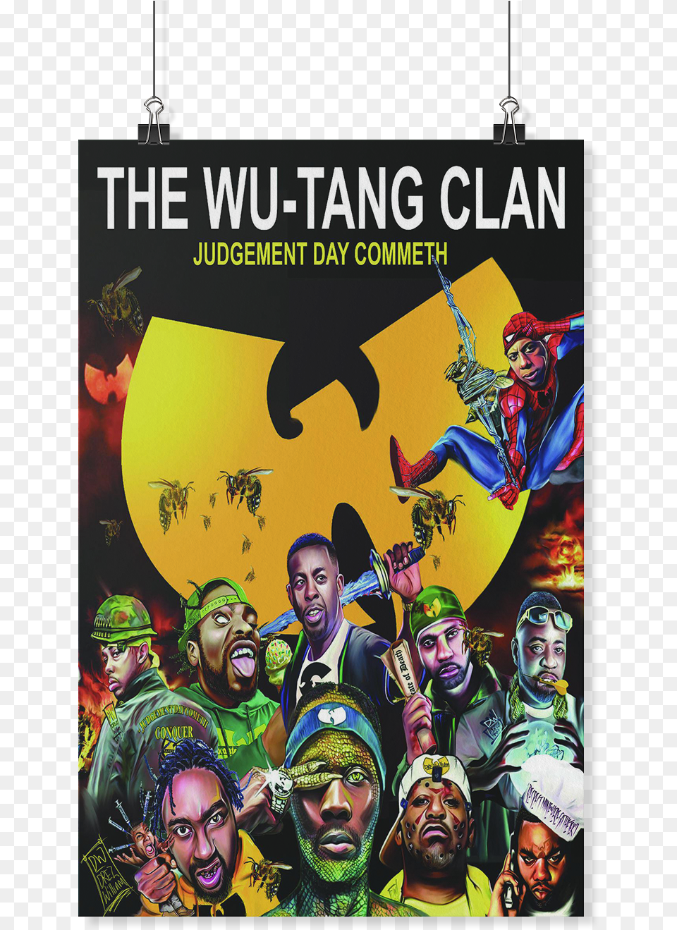 Load Image Into Gallery Viewer Wutang Clan Poster Wu Tang Clan, Woman, Adult, Person, Female Free Png Download