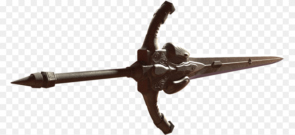 Load In 3d Viewer Uploaded By Anonymous Airplane, Sword, Weapon, Blade, Dagger Free Png
