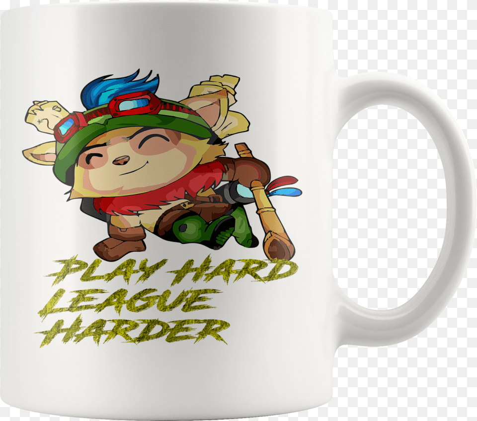 Load Into Gallery Viewer Teemo Teemo Lol League Harder Coffee Mug Tea Cup, Baby, Person, Face, Head Png Image