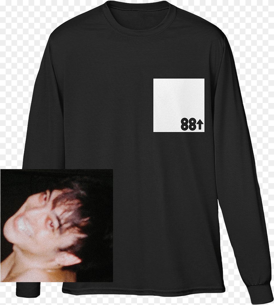 Load Into Gallery Viewer White Block Long Sleeve Joji Ballads 1 Hoodie, Clothing, Long Sleeve, T-shirt, Baby Png