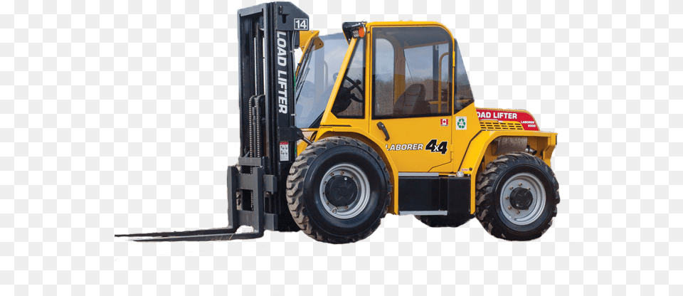 Load Lifter Compact Rough Terrain Forklift Rough Terrain Forklift, Machine, Bulldozer, Wheel Png Image