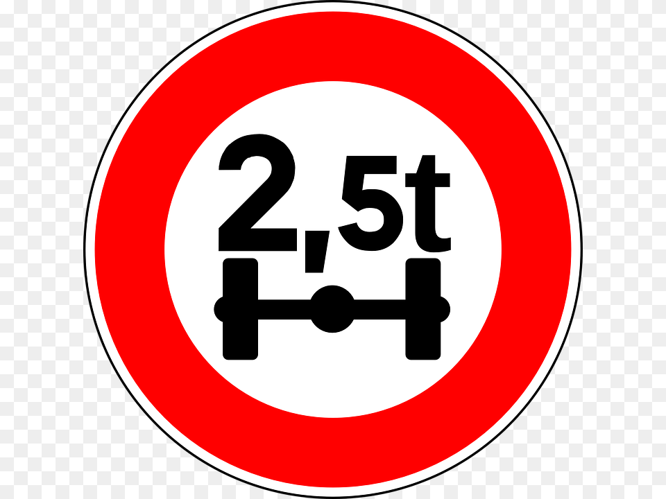 Load Limit Road Sign, Symbol, Road Sign Png