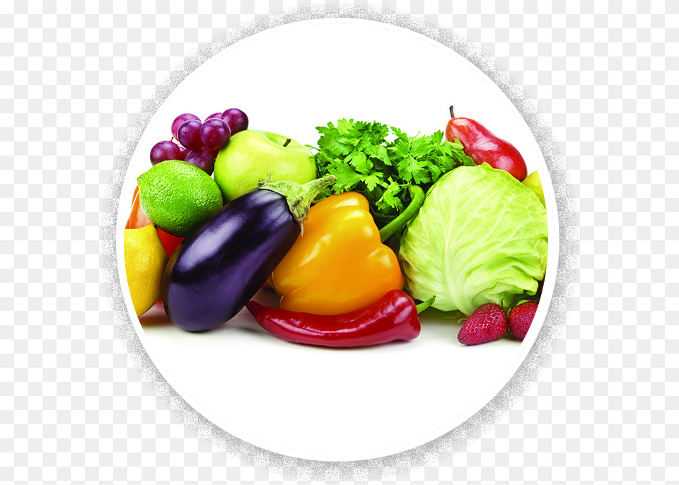 Load Your Plate With Fruits And Vegetables Spinach, Produce, Food, Plant, Fruit Free Png Download