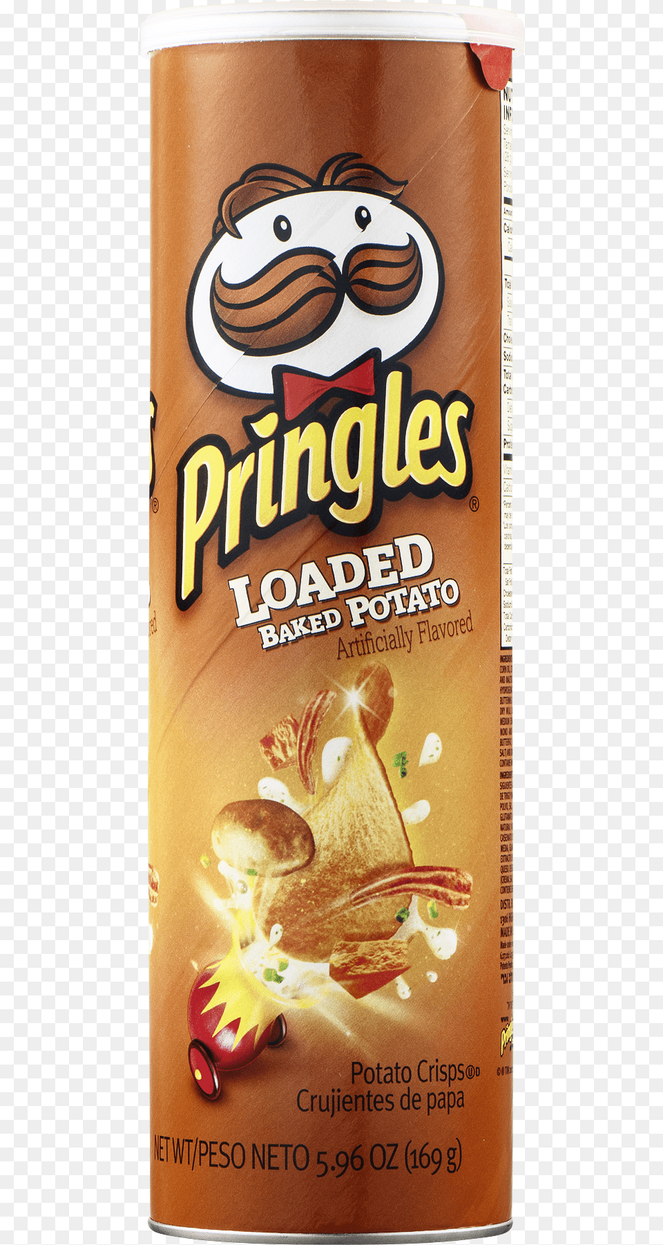 Loaded Baked Potato Pringles Review, Advertisement, Poster, Can, Tin Free Png
