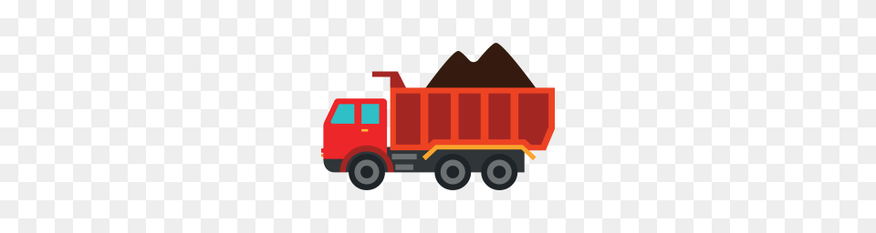 Loaded Dump Truck Icon Myiconfinder, Vehicle, Transportation, Trailer Truck, Tool Png Image