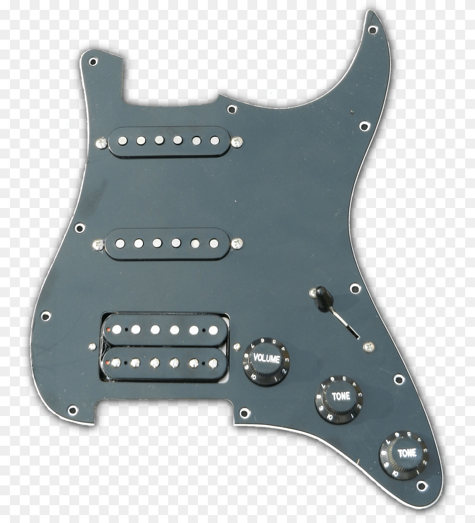 Loaded Hss Guard For Strat Strat Hss Pickguard Loaded, Electric Guitar, Guitar, Musical Instrument, Electrical Device Free Png Download