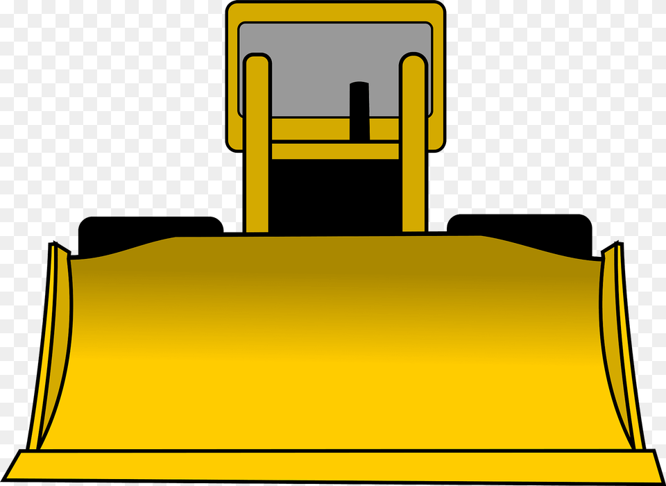 Loader Clipart, Bulldozer, Machine, Snowplow, Tractor Free Png