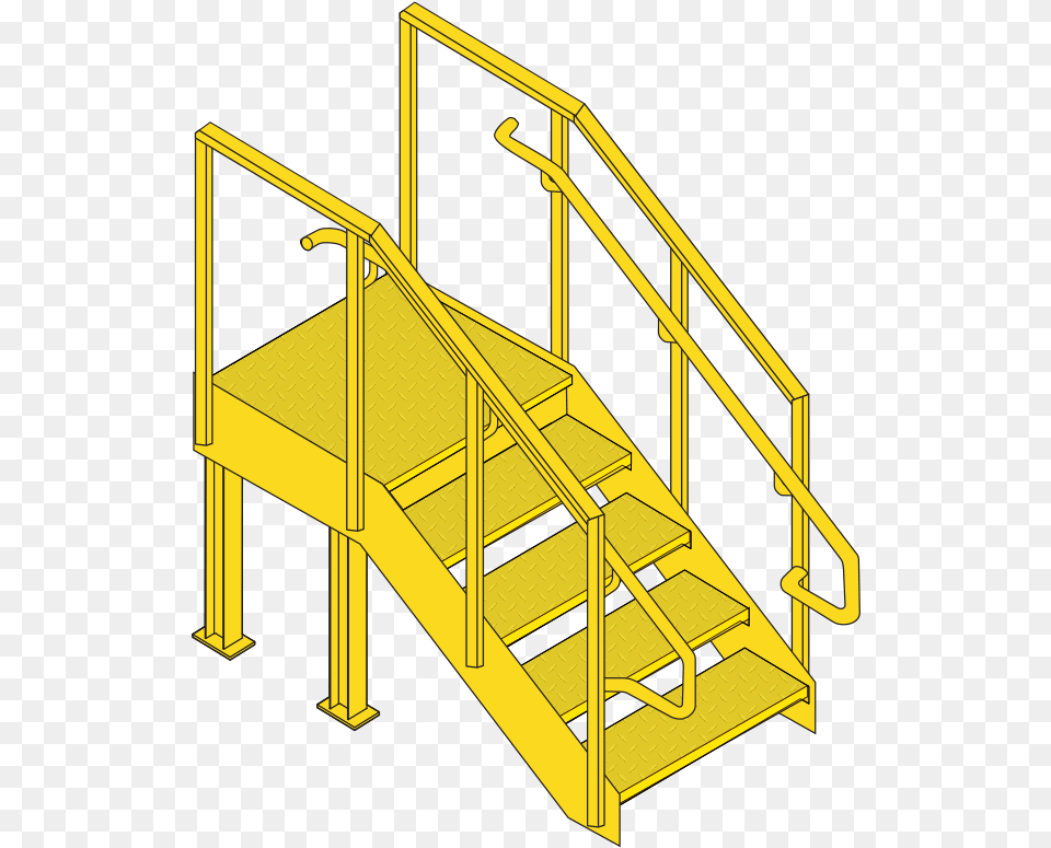 Loading Dock Stairs Platforms Dock Stairs, Architecture, Building, Handrail, House Free Png