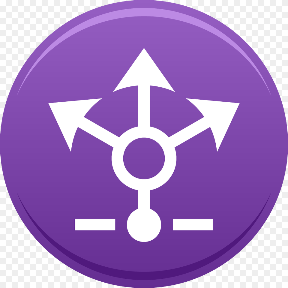 Loading Icon Transparent Background White Download Network Load Balancer Icon, Symbol, Purple, Disk Png Image