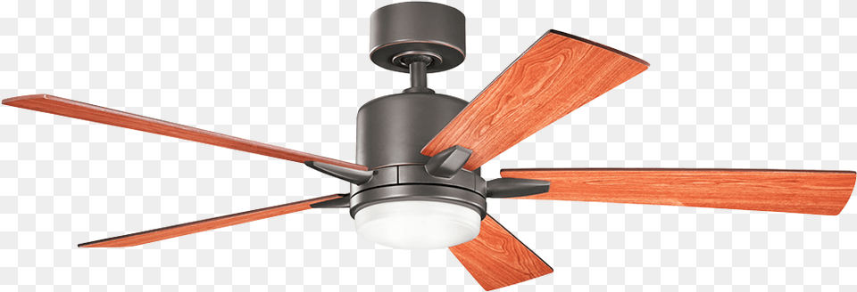 Loading Zoom Kichler Lucian 52quot Ceiling Fan With Light Olde Bronze, Appliance, Ceiling Fan, Device, Electrical Device Free Png Download