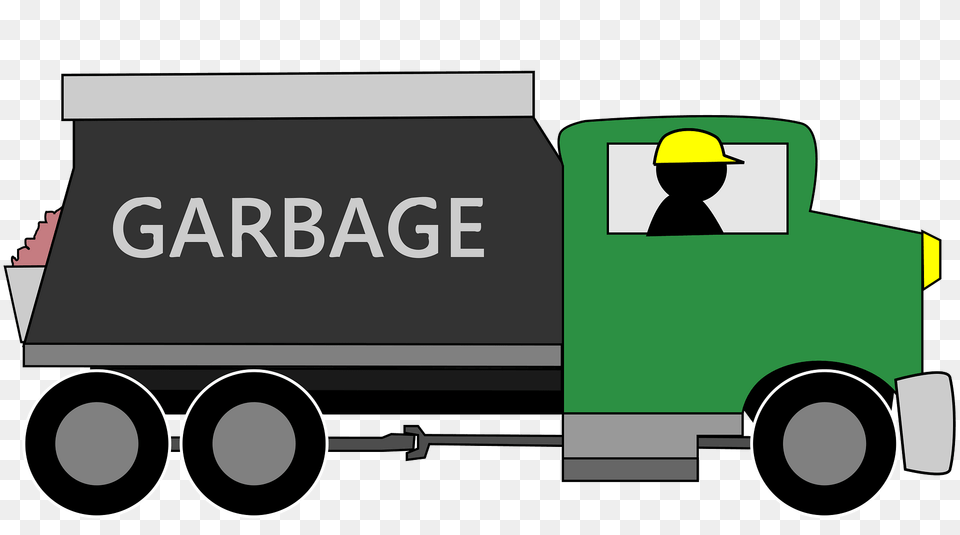 Loads Of Love Garbage Truck Clipart, Transportation, Vehicle, Moving Van, Van Png Image