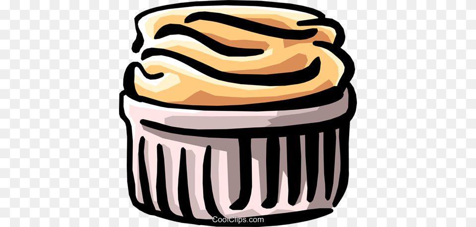 Loaf Of Bread Royalty Vector Clip Art Illustration, Cake, Cream, Cupcake, Dessert Png