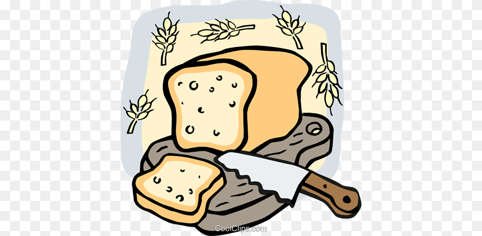 Loaf Of Bread Royalty Vector Clip Art Illustration, Food, Face, Head, Person Png Image