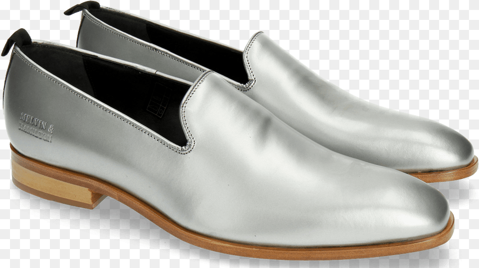 Loafers Prince 1 Brush Silver Slip On Shoe, Clothing, Footwear, Sneaker, Clogs Png