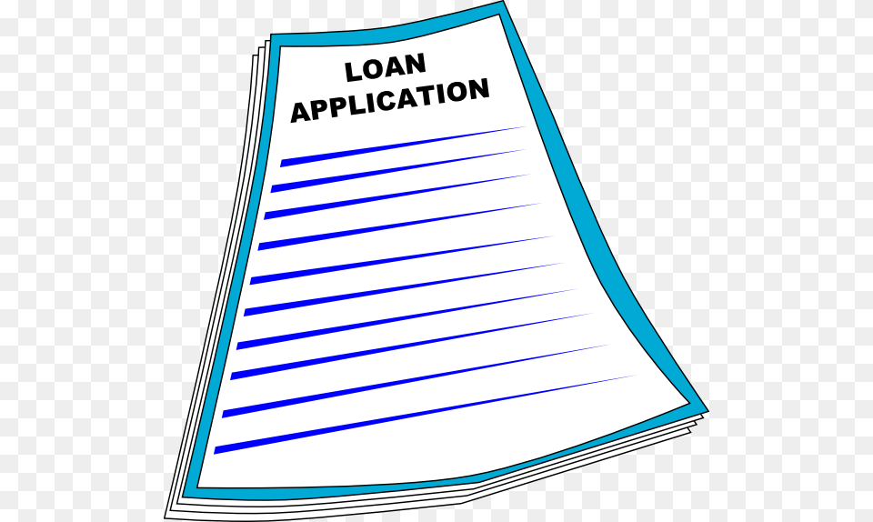 Loan Application Clip Art Vector, Page, Text Free Transparent Png