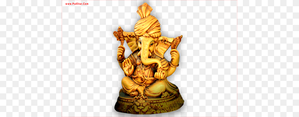 Loard Ganesh Murat Photo Full Resolution Ganesha, Figurine, Ivory, Person Free Png Download