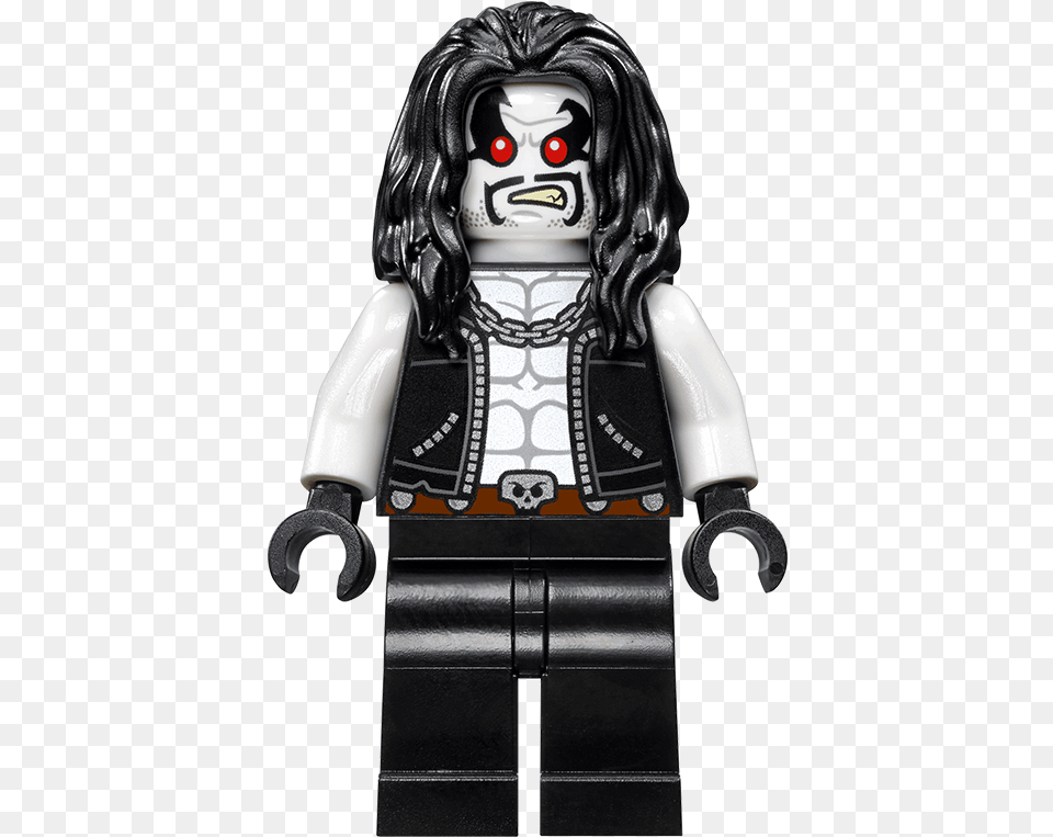 Lobo Lego Dc Super Villains, Person, Robot, Figurine, Toy Free Png