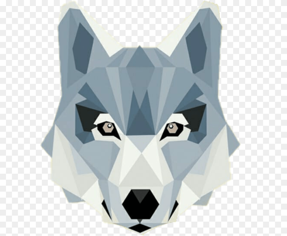 Lobo Tumblr Wolf Geometric, Animal, Canine, Dog, White Dog Free Png