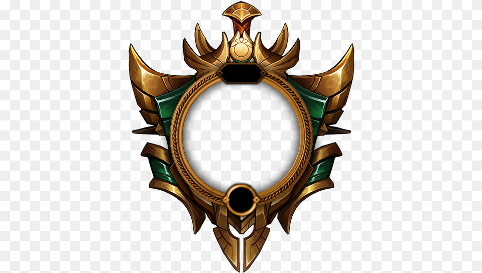 Lobobot League Of Legends Gold Icon, Emblem, Symbol, Bronze, Accessories Png Image