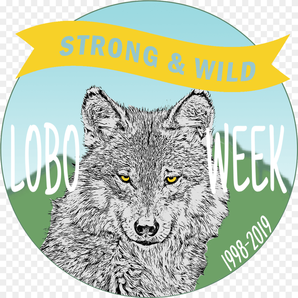 Loboweek 2019 Badge Canis Lupus Tundrarum, Animal, Canine, Dog, Mammal Png Image