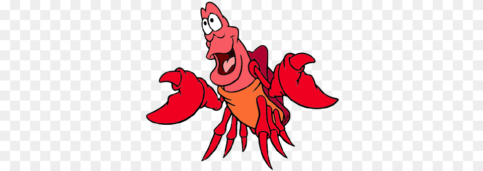 Lobster Clipart Sebastian, Food, Seafood, Animal, Sea Life Png
