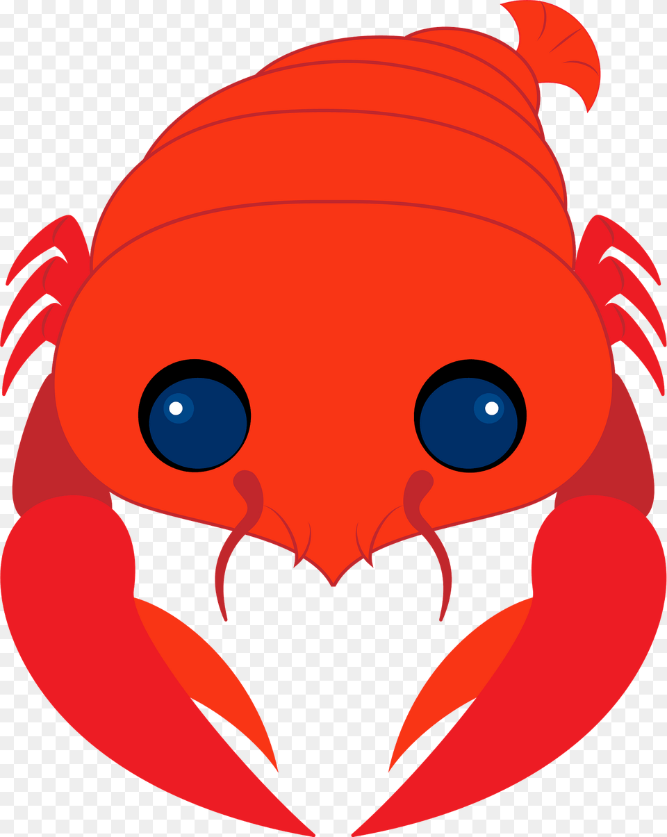 Lobster Face Clipart, Food, Seafood, Animal, Sea Life Png Image
