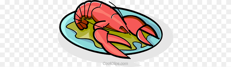 Lobster Royalty Vector Clip Art Illustration, Food, Seafood, Animal, Invertebrate Free Png