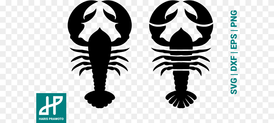 Lobster Svg Dxf Eps File Example Homarus, Text Png