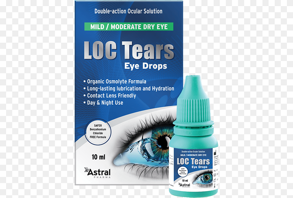 Loc Tears Eye Drops, Advertisement, Poster, Bottle Free Png