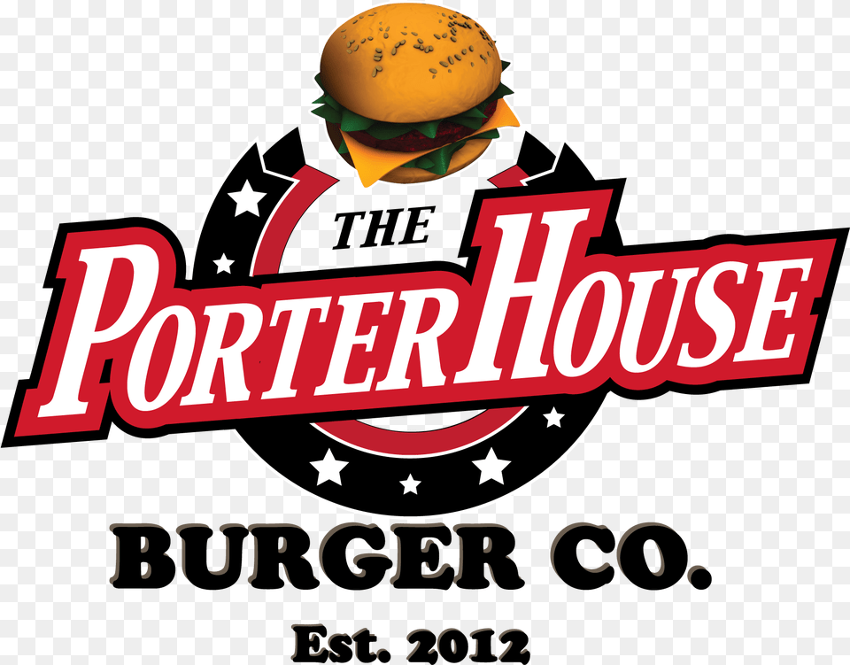Local Family Owned Restaurant Serving Signature Burgers Porter House Food Truck, Advertisement, Burger, Poster, Logo Free Png Download