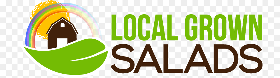 Local Grown Salads Logo Graphic Design, Green, Ball, Tennis, Sport Free Transparent Png