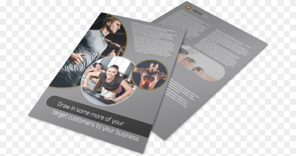 Local Health Club Flyer Template Preview Flyer, Advertisement, Poster, Adult, Person Free Png Download