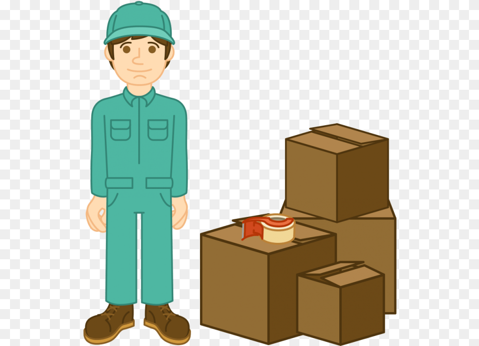 Local Packers Packers And Movers Clipart, Box, Cardboard, Carton, Person Free Png Download