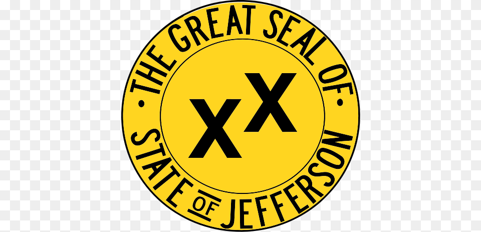 Local Secessionists Salivating To Finally Usher In State Of Jefferson Logo, Symbol, Sign Png Image