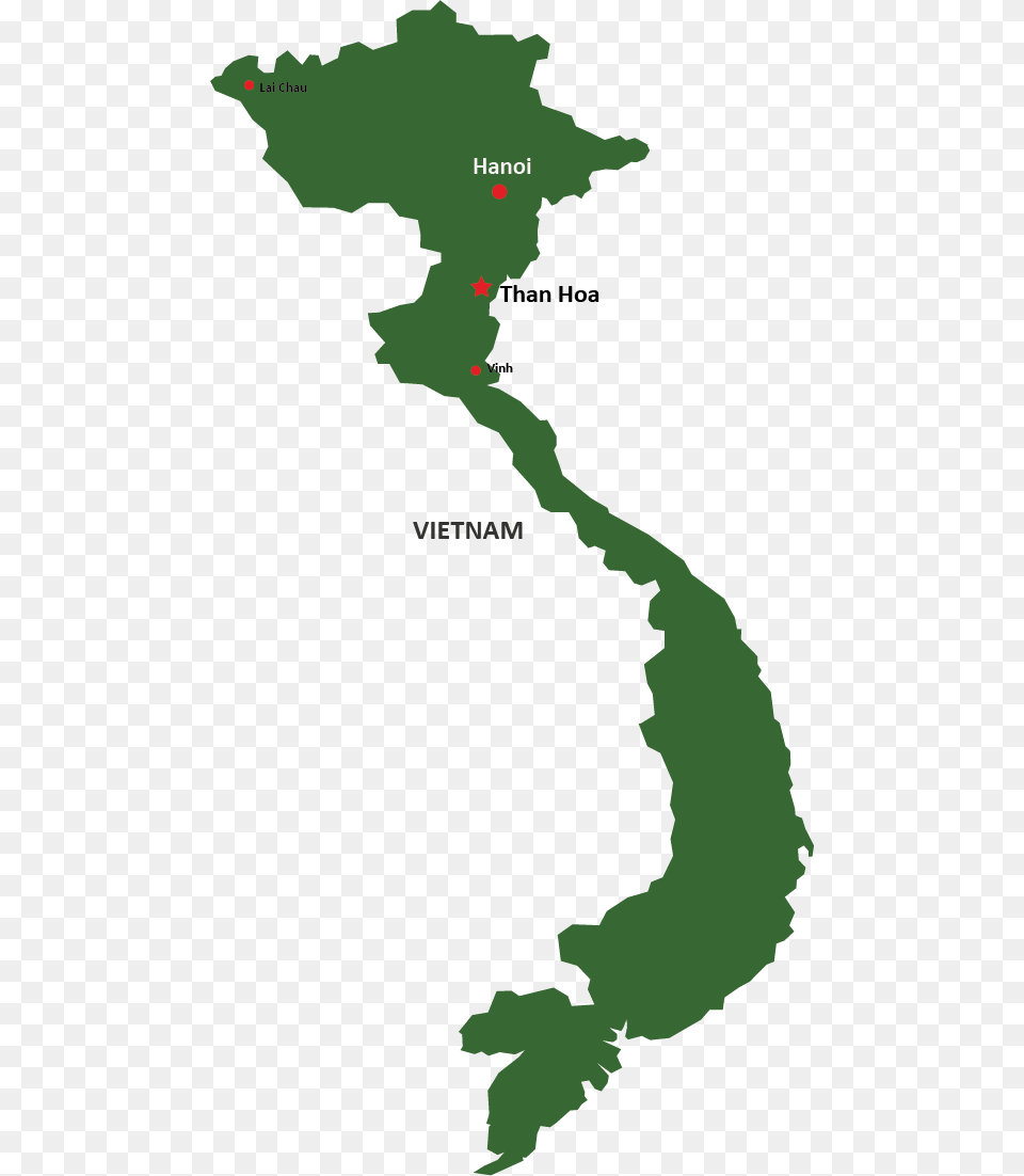 Located 16km From Thanh Hoa City Sam Son Beach Attracts Vietnam Map, Water, Vegetation, Tree, Shoreline Png Image
