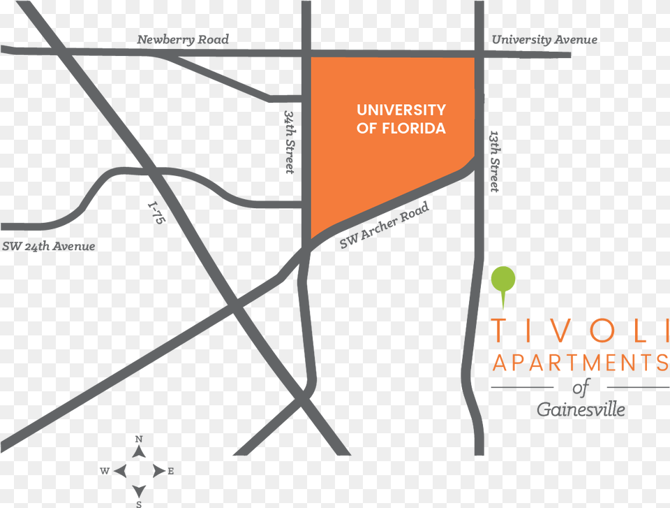 Located Less Than 2 Miles From The University Of Florida Diagram, Ball, Tennis, Sport, Tennis Ball Png