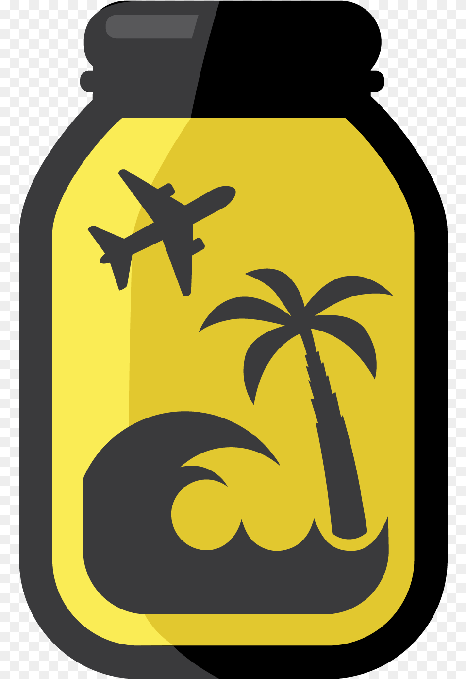 Location Clipart Travel Plan, Jar, Aircraft, Airplane, Transportation Png Image