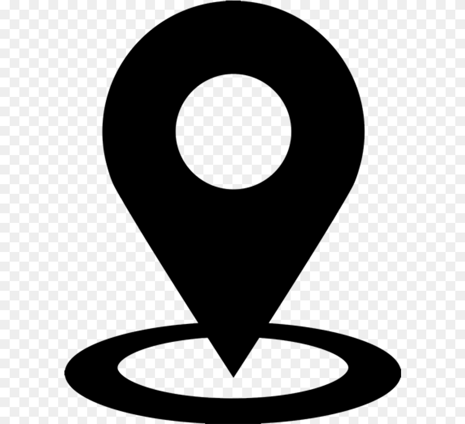 Location Icon Vector, Gray Png Image