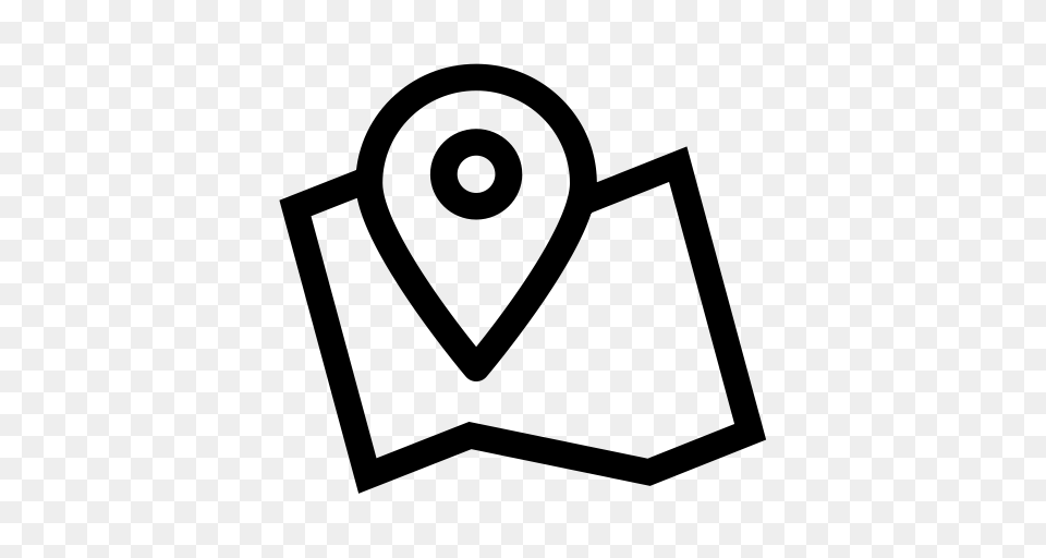 Location Map Icon And Vector For, Gray Free Transparent Png